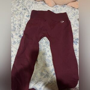 Gymshark Deep Red Leggings
